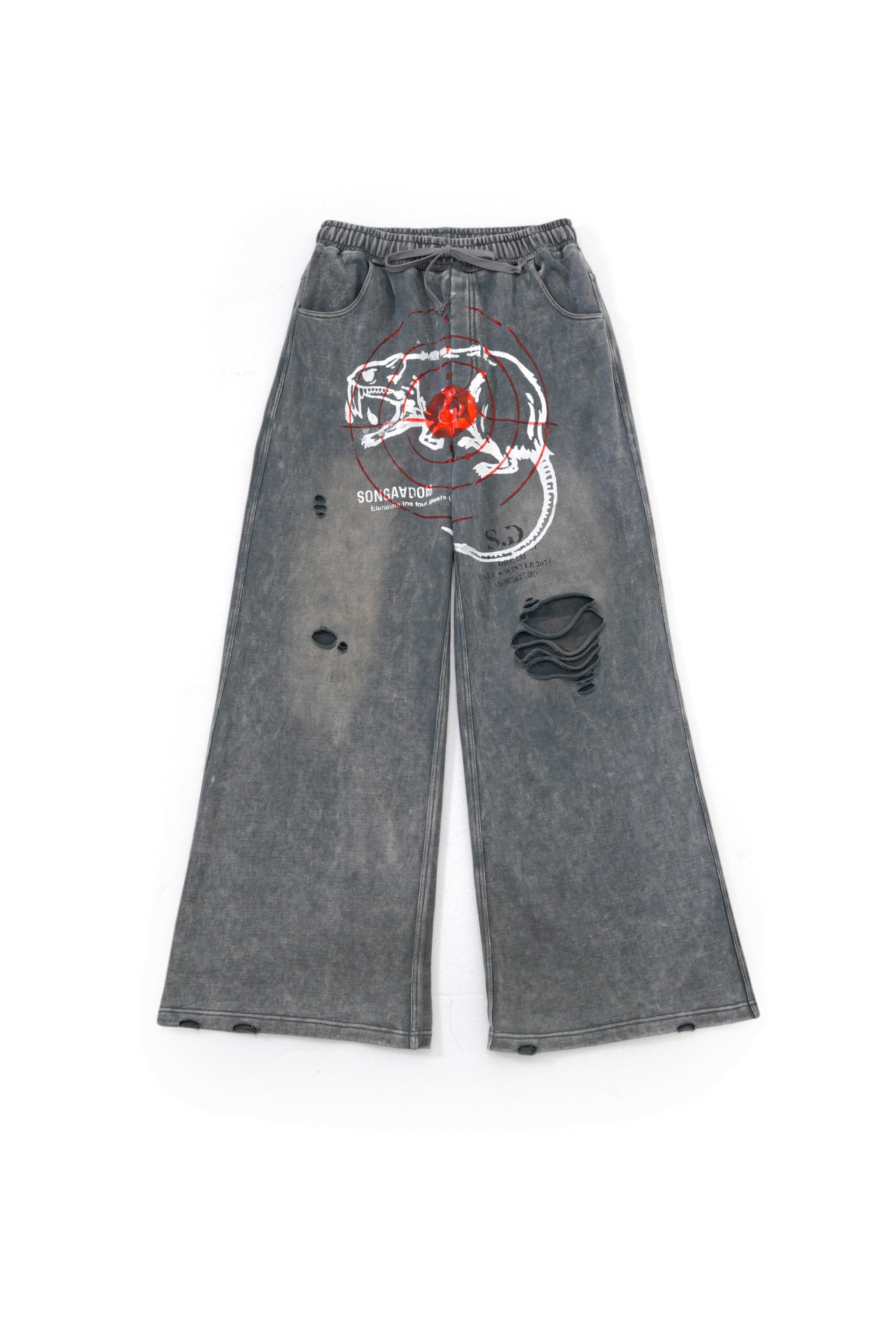 Grey washed Sweatpants