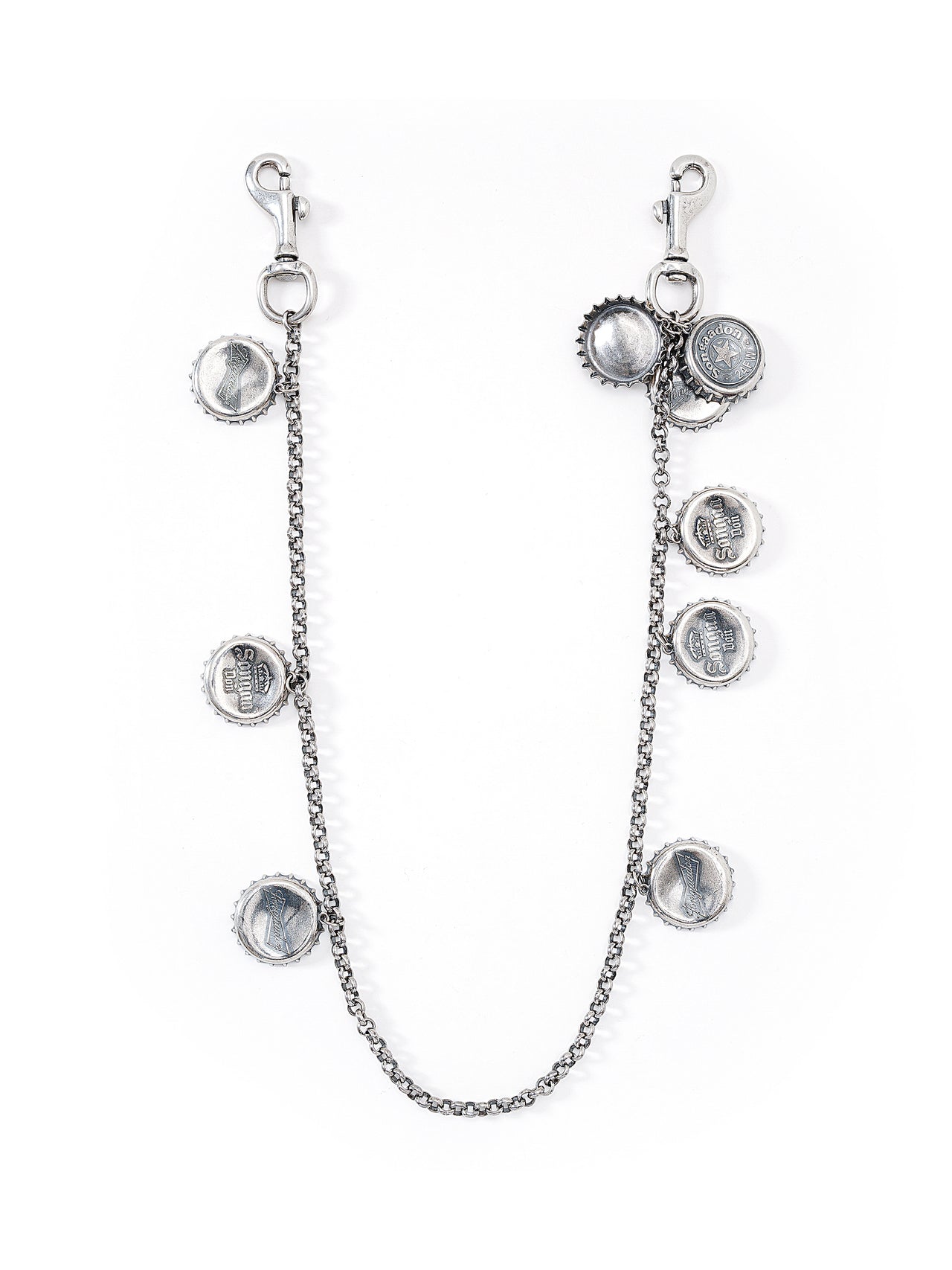 Bottle cap trouser chain