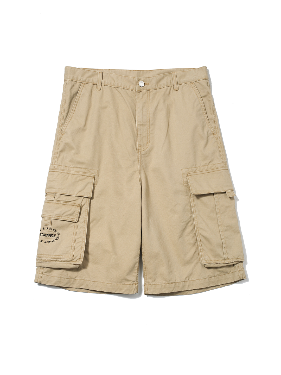 Khaki Cargo Shorts