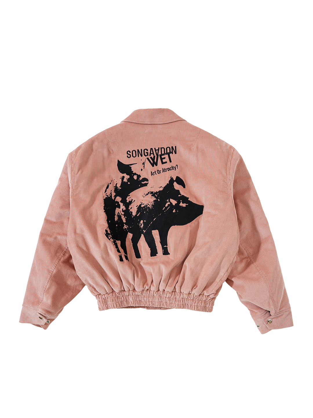 Art or atrocity Corduroy quilted jacket