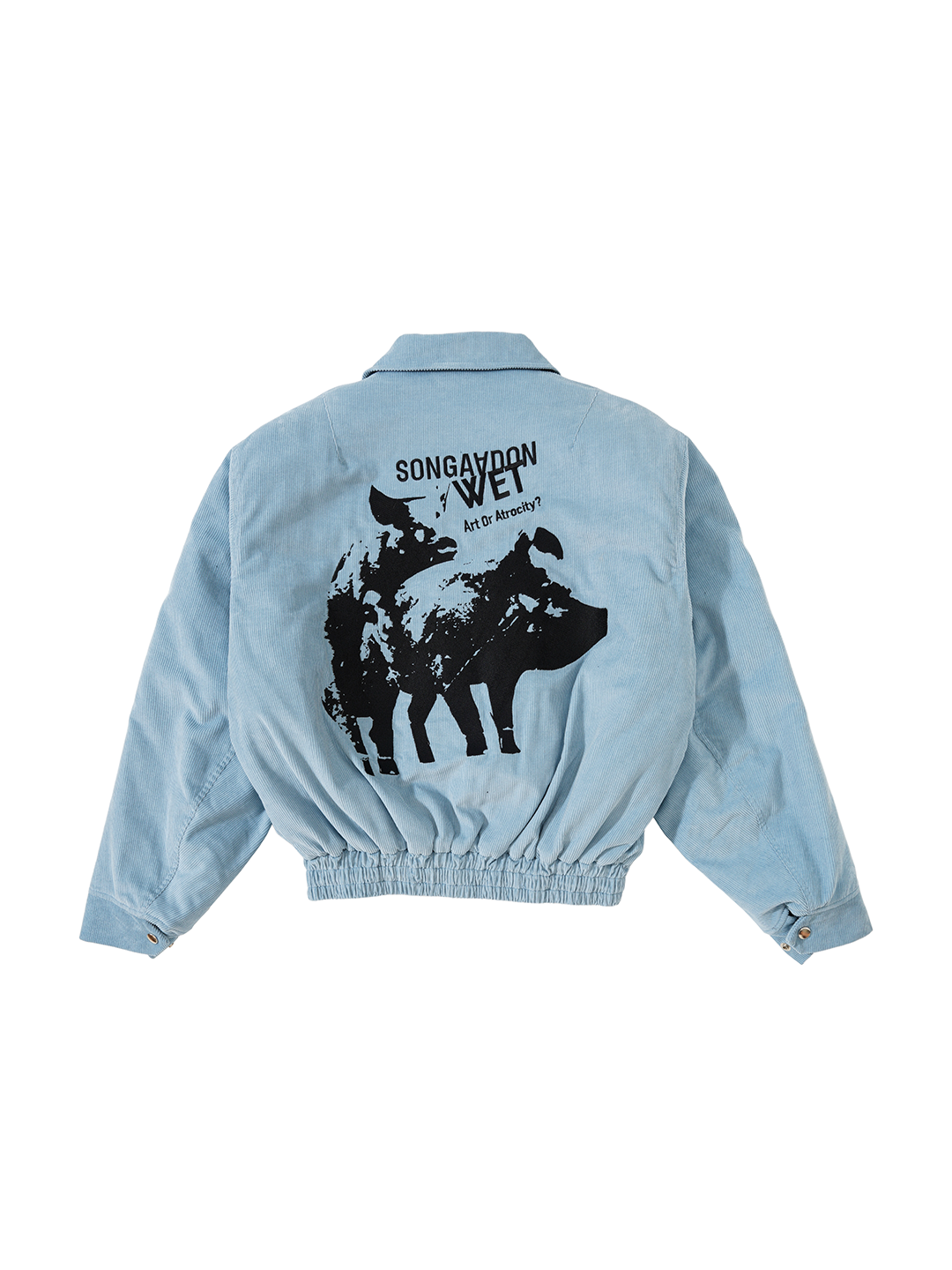 Art or atrocity Corduroy quilted jacket